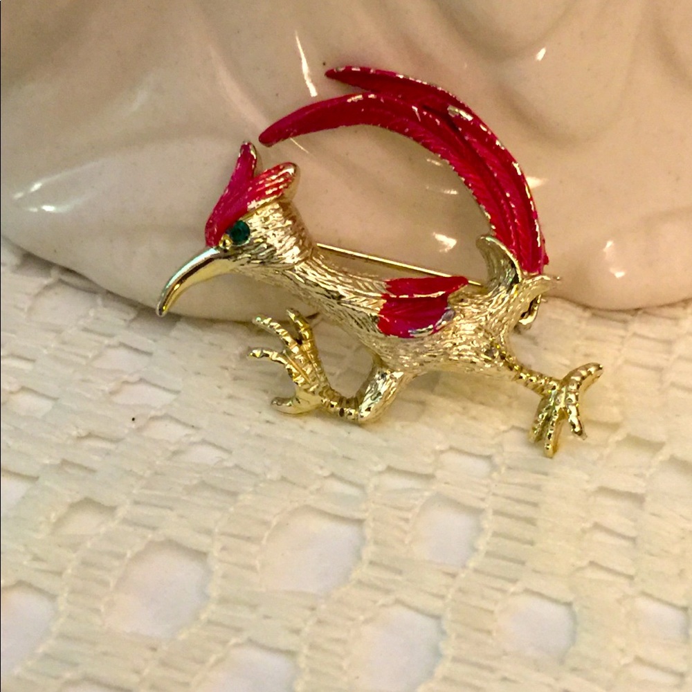 Road Runner Pin Vintage